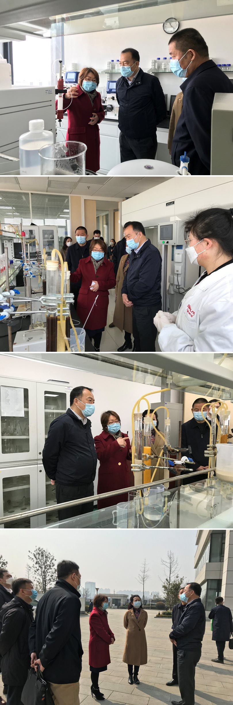 王勇副市长莅临TG反波胆科技调研防疫复工情形