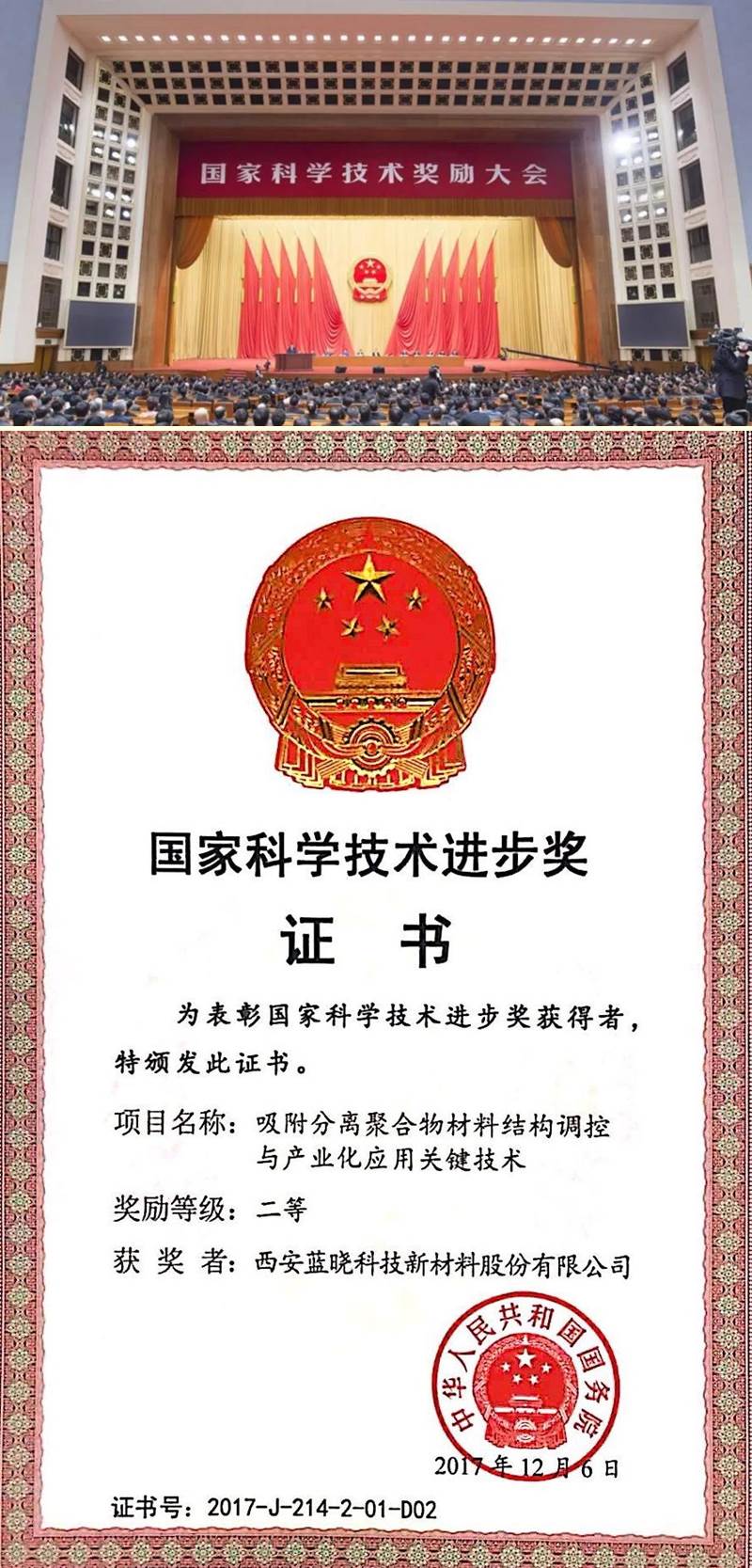 热烈祝贺TG反波胆科技获得国家科技前进二等奖