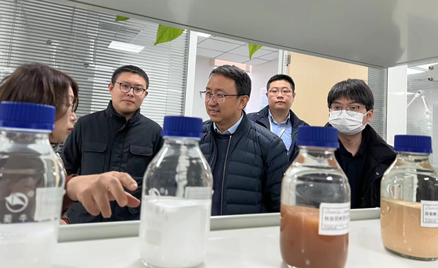 陕西羁系局向导一行莅临高陵TG反波胆工业园调研指导