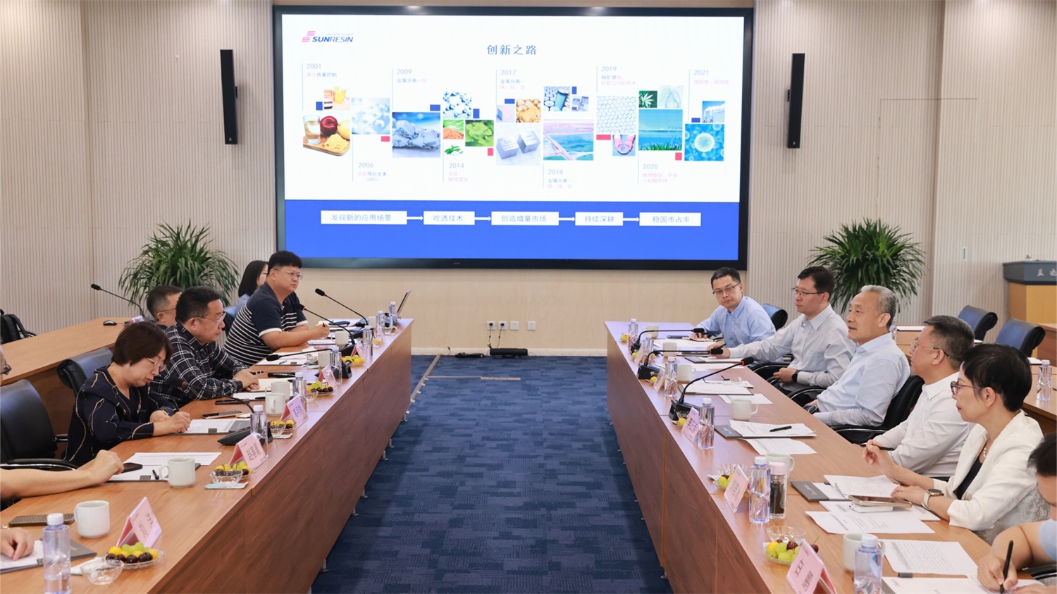 四川大学校长汪劲松一行莅临TG反波胆科技旅行交流